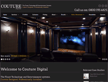 Tablet Screenshot of couturedigital.com